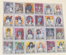 2020 2021 UD Marvel X-Men Metal Universe Mystique 24x Sketch Etch Lot by Various picture