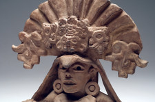 MUSEUM EXHIBITED Zapotec Figural Urn Monte Alban Mexico Antiquity Pre-Columbian picture