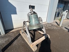 Large 1909 ''MC SHANE BELL FOUNDRY'' church bronze / brass bell picture