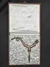 Antique French Cast Silver Dragon Corkscrew Jn Bte Blanc de Juge, Marseille Art picture