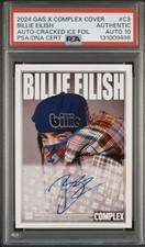 Billie Eilish Complex x GAS SSP Cracked Ice /10 PSA 10 Auto picture