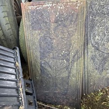 Antique Victorian fireplace panel set picture