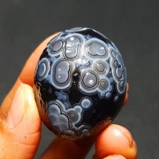 Rare58.4G Natural Gobi agate eye Agate Madagascar 51A32+ picture
