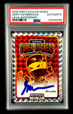 PSA Notorious Ninja 2026 VeeFriends Super Stickers Spectacular GARY VEE Auto 2/2 picture