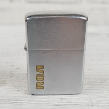VINTAGE 1968 ZIPPO RCA LIGHTER ICONIC AMERICA USA GREAT CONDITION ESTATE FIND picture