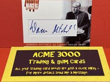 Avengers Complete Collection SERIES 3 WARREN MITCHELL Jason Cut Autograph WM11 picture