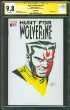 Hunt for Wolverine 1 CGC SS 9.8 Michael Cho Logan Original art sketch 6/18 picture