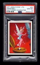PSA 10  TINKERBELL 1971 Anglo Confectionery Card #50 THE HIGHEST EVER GRADED 1/1 picture
