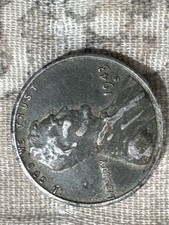 1943 Steel Wheat Penny “S” San Francisco mint mark. Very rare. picture