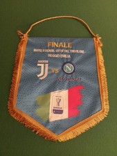 OFFICIAL MATCH WORN FINAL SUPERCUP 2021 JUVENTUS NAPLES PENNANT PENNANT picture