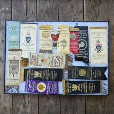 Antique 1800's-1900's Masonic Knights Templar Ribbons Lot picture