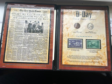 New York Times D Day Coin And Stamp Collection 1944 Collectors S wheat penny picture