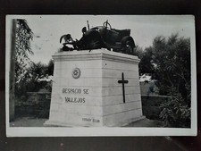 RPPC - Despacio Se Vallejos, Lima Rotary Club Monument, Peru- c1938, Rough Edges picture