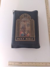 Vintage Rare Holy Bible Cathedral Edition 1954 GOD JESUS CHRIST Early Beautiful picture