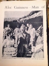 K3-8 Ephemera 1950s Article The Many Faces Of Actor Alec Guinness picture