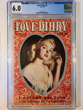 LOVE DIARY # 5 ORBIT OUR PUBL 1950 CGC 6.0 VERY SCARCE 2nd HIGHEST CLASSIC COVER picture