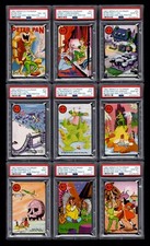 PETER PAN 1962 WALT DISNEY Fournier (Complete Set of 44 PSA Graded Cards) RARE picture