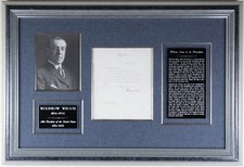 WOODROW WILSON - TYPED LETTER SIGNED 11/01/1912 picture