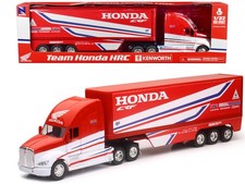 Kenworth Semi-Truck Red White Team Honda HRC 1/32 picture
