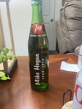Vintage 7up Soda Bottle (un-opened) Mike Hogan 1929-1974 *reportedly 144 Made* picture