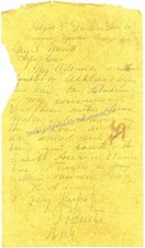 George Custer handwritten letter Mar 14 1865 boasting he could shell Richmond VA picture