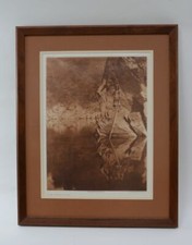 Edward S. Curtis, Quiet Waters - Yurok, Photogravure on Tissue 16 1/4