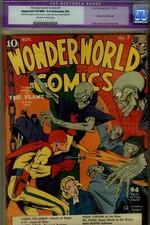 Wonderworld #7 CGC 9.0 (restored)-CLASSIC LOU FINE ARTWK- 1939 RARE FOX TITLE picture