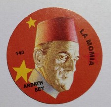 The Mummy Ardath Bey ~ Vintage Argentina Pog Trading Card Disc #140 picture