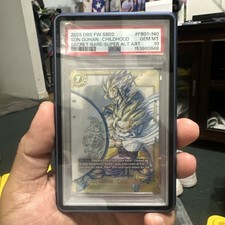 Bandai Dragon Ball Super FW SB02 Son Gohan Childhood FB01-140 SCR super PSA 10 picture
