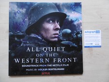 All Quiet On The Western Front Original Autographs Signed LP Cover Vinyl ACOA picture