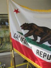 ANNIN & CO 1975 California republic Flag USA Vintage West Coast 70's Used picture