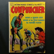 1953 Cowpuncher Realistic Comic Book #1 