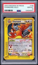 Pokemon 2003 Charizard Skyridge Holo PSA 10 #146 Crystal π₯π - POP 249 picture