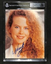 Nicole Kidman Vintage Signed 8x10 Photo Auto Grade 10 BAS (Grad Collection) picture