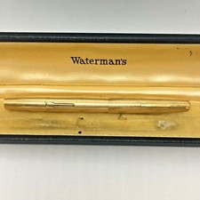 Vintage WATERMAN 100 Years Fountain Pen 14K SOLID GOLD As Found Original 5.42
