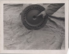 1940s Photo of Rocket Injector Plate With Perforated Ring on Canvas picture
