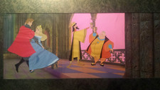 SLEEPING BEAUTY PHILLIP, AURORA, KINGS ON DISNEY PAN EYVIND EARLE BG, NM-M picture