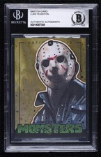 MONSTERS JASON VOORHEES FRIDAY THE 13th ORIGINAL ART SKETCH CARD 1/1 BAS picture