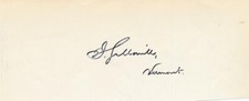 Justin Smith Morrill- (Founders of the Rep Party) Clipped Signature picture