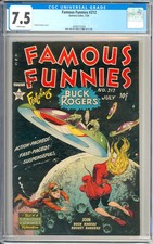 Famous Funnies #212 High Grade Classic Frazetta Cover Art Comic 1954 CGC 7.5 picture