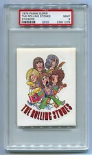 1979 1980 Panini Super Stickers The Rolling Stones vintage music card PSA 9 Mint picture