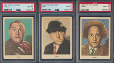 1959 FLEER THE 3 STOOGES COMPLETE MASTER SET #8 CURRENT FINEST 8.92GPA RATING picture