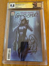 Spider-Gwen: Ghost Spider #1 Jee Hyung Lee Variant CGC 9.8 Signed and Remarked picture