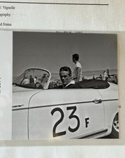 James Dean Rare Original Racing Photo & Negative Porsche Speedster Gus Vignolle picture