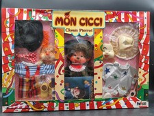 MON CICCI Polistil Figure Monchhichi Monchichi Kiki Plush Clown Pierrot Star picture