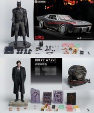 INART 1/6 Batman Double Deluxe Ver. + Jazzinc 1/6 Batmobile(2022)Weathered Ver. picture