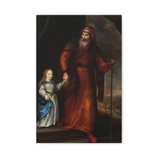 Camilo, Francisco - San Joaquín conduciendo - Canvas Wall Art picture