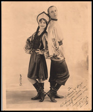 Bob and Eula Burroff VAUDEVILLE DANCER COUPLE 1920s CREDTIS PORTRAIT Photo 639 picture