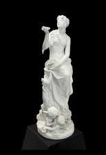 Pietro Bazzanti Carrara Marble Nude Sculpture “Fonte d’Amore” 46” Italian picture
