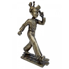Pixi Spirou and Spip Walking Bronze Collectible Figure 5507 (2022) picture
